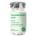 Pentadecanoic Acid, Pentadecanoic Acid Formula Supplement, Sourced from High-Altitude Sheep Milk, 60 Capsules