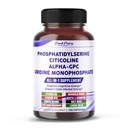 All-in-1 Phosphatidylserine, Citicoline, Alpha-GPC & Uridine Supplement – Supports Mental Clarity, Brain Energy & Cognitive Wellness – 150 Capsules