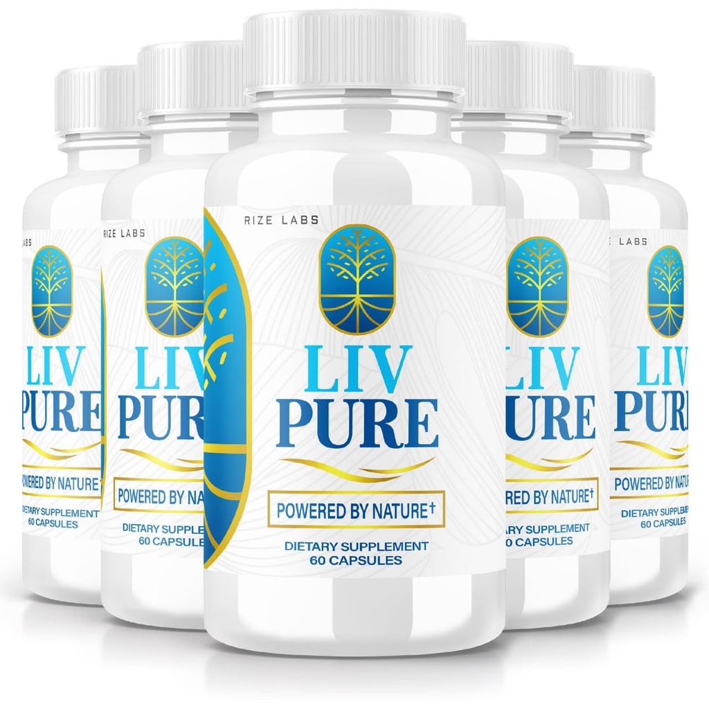 LivPure Powered by Nature - Advanced Formula - Pure Support Dietary Supplement for Liver Support, Extra Strength, Vegan, Liver Function Pills (300 Capsules)