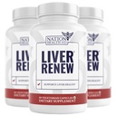 Liver Renew - Liver Cleanse Detox & Repair - Liver Support Supplement with Artichoke Extract, Milk Thistle, Dandelion and Turmeric - 180 Capsules