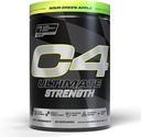 Cellucor C4 Ultimate Power Pre тренування порошок - Tri-Stim Досвід 300mg Кофеїн+TeaCrine+Dynamine - Creatine & Beta-Alanine - Енергетична добавка для чоловіків і жінок - Sour Green Apple, 20 Сервінги