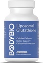 Bodybio Liposomal Glutathione | Körpers mächtigste Antioxidans | Master Detoxification | Colon Cleanse| Optimaler Zellschutz für Immunabwehr | Enhanced Liposomal Absorption | 60 Kapseln