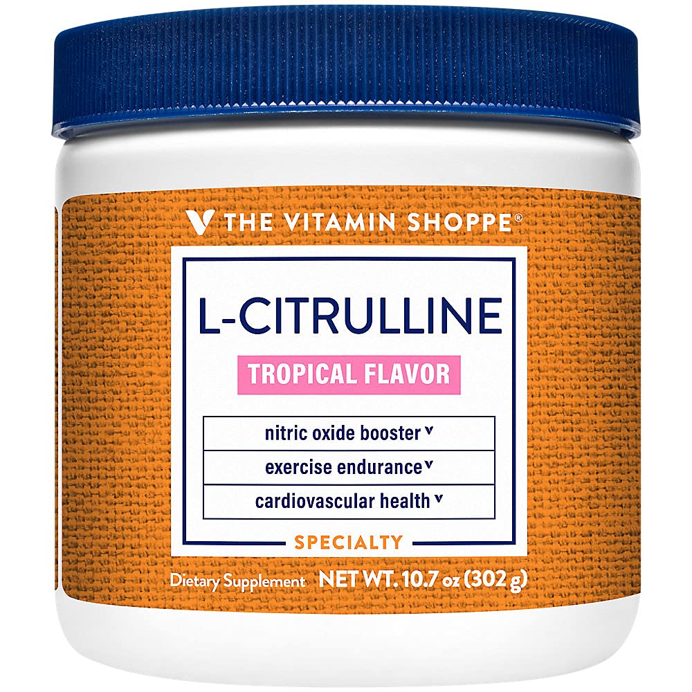 The Vitamin Shoppe L-Citrulline Free-Form Amino Acid Nitric Oxide