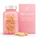 Bloat No More Digestive Enzymes - Sexy and Slim Bloating Relief for Women, Helps Debloating and Gas Relief & Promotes Digestion with Fenugreek & Dandelion - 60 Count