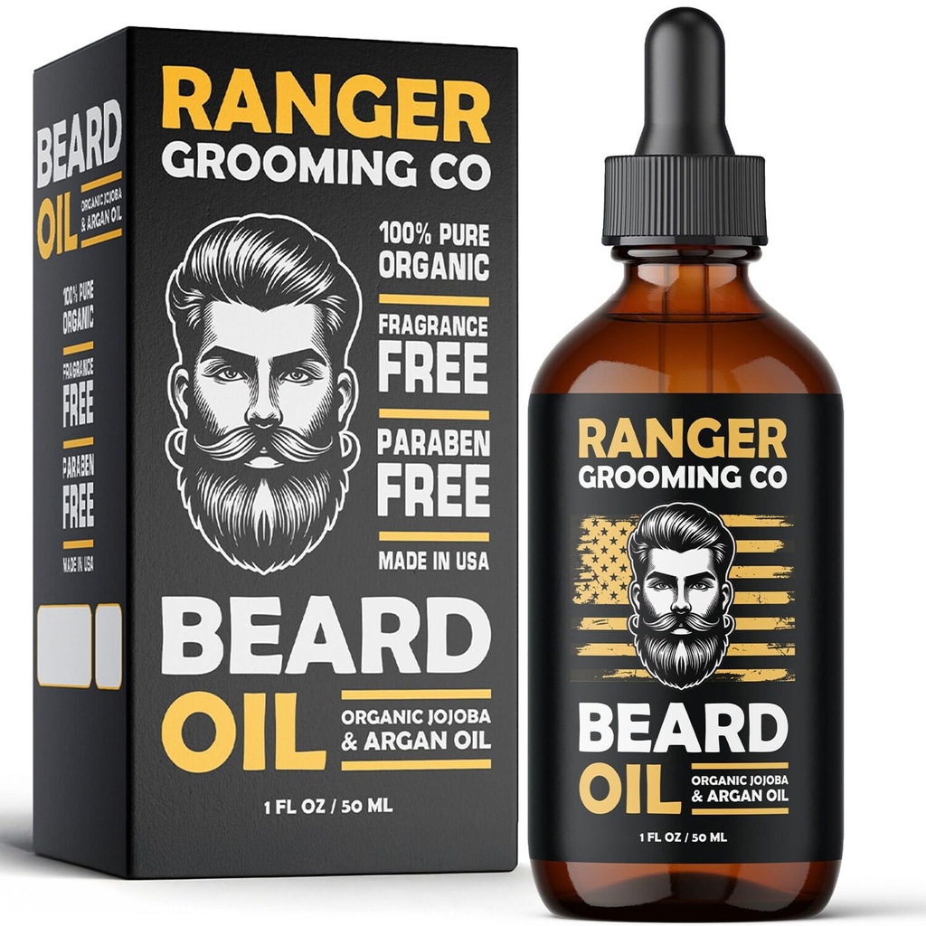 Leven Rose Men və Beard Softener üçün Yağı 100% Bearded Men, Mustaches və Moisturized Skin 1 oz