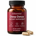 Colasential Max Liver Detox Capsules - Liver Cleanse Detox & Repair - Hyssop Leaf, Ginger Root - Digestion & Overall Health - 60 Vegan Capsules