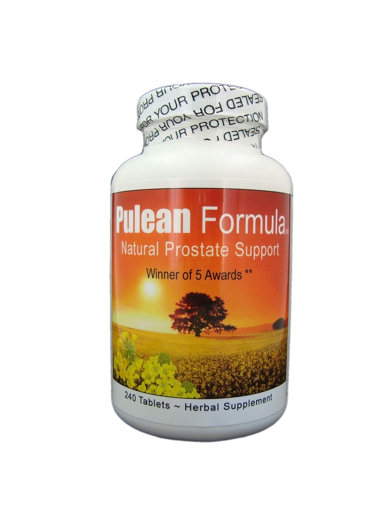 Pulean Formula - Natural Enlarged Prostate Support, Winner of 5 Awards. 240 Tablets