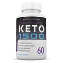Justified Laboratories Advanced Keto 1500 - Ketogenic Support from Apple Cider Vinegar, Green Tea Leaf, Vitamin C, Vitamin D3 & Extra Virgin Olive Oil - 60 Capsules (30 Servings)