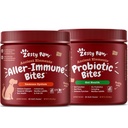 Ancient Elements Allergy & Immune Bites for Dogs - Omega 3 Wild Alaskan Salmon Fish Oil + Ancient Elements Probiotics for Dogs - Chewable Dog Probiotic Supplement