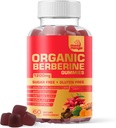 Berberine Supplement Gummys (1200mg) 配有锡兰桂,图尔美, Milk Thetle & Artichoke - 无糖, Gluten Free, GMP 质量