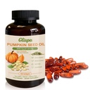 Pumpkin Seed Oil Softgels, 3000 MG High Potency & Purity, Cold-Pressed, 2-in-1 Formula with Saw Palmetto, 180 Count for Long-Term Daily Use (2)