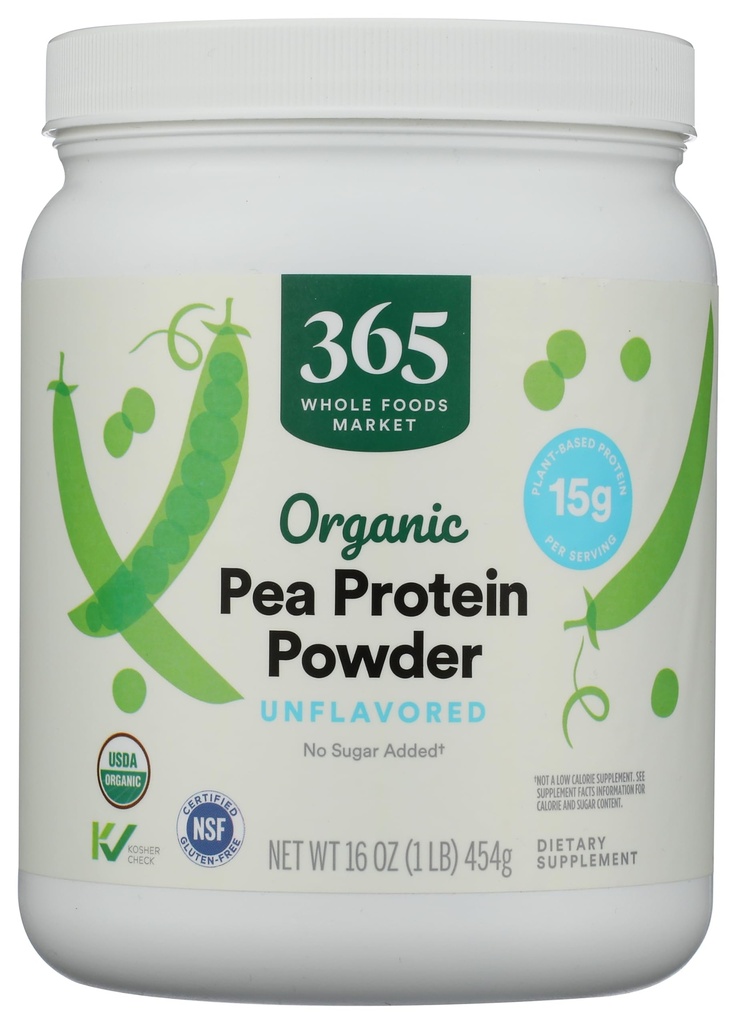 365 by Whole Foods Market Organic Pea Protein, 16 OZ