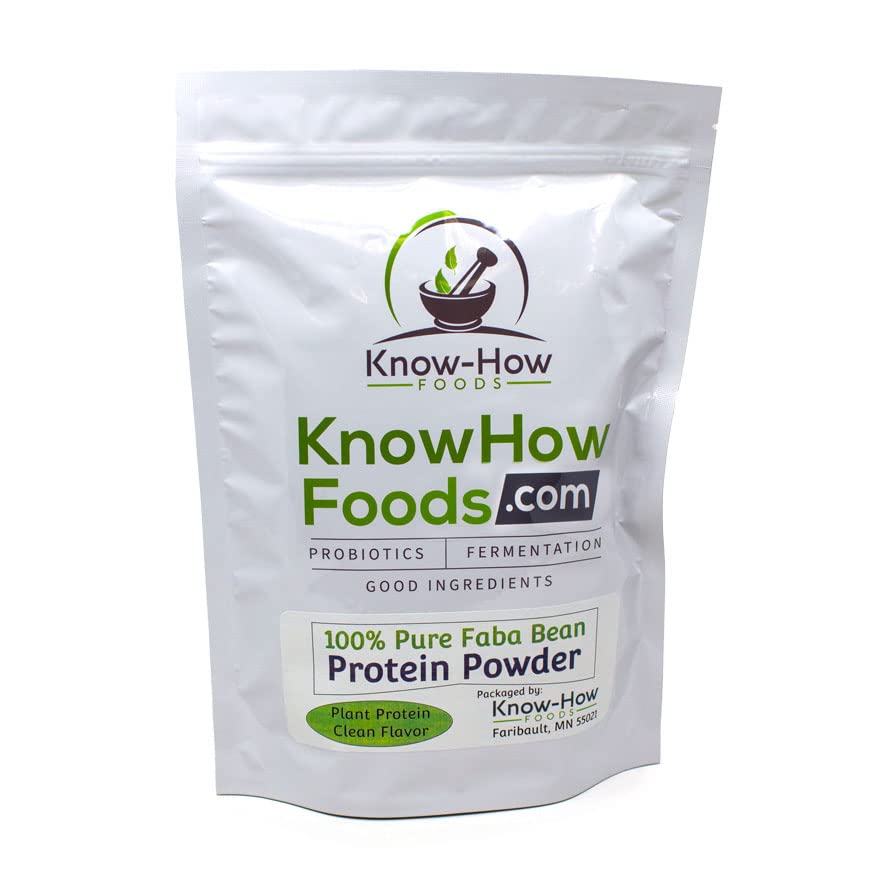 100% Pure Faba Bean Protein Powder (1 lb.)