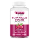 Gynable Biotin Gummies Vitamin B7, 5000 mcg, Hair Skin and Nails Supplement, 60 Count, 2 Month Supply
