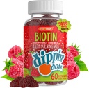 Vital+Boon - Extra Strength Biotin 5000mcg (60 Gummies) Healthy Hair, Skin & Nails | High Potency Biotin in Delicious Very Berry Raspberry Natural Fruit Pectin Chews | Vegan, Non-GMO Gluten Free