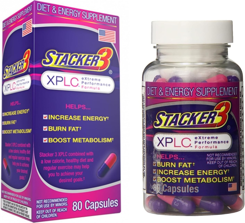 Stacker 3 XPLC pagal NVE Pharmaceuticals