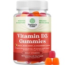 Natures Craft Vitamin D3 Gummies for Daily Wellness - Delicious Vitamin D Gummies for Adults with D3 2000IU per Serving Bone Muscle & Immune Support - Non-GMO Gelatin & Gluten Free - 120 Count