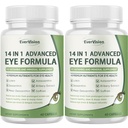 14 in 1 Advanced Eye Formula – Eye Vitamin and Mineral Supplement with Lutein, Zeaxanthin, Zinc & Bilberry Extract – Vision & Focus Support (2)