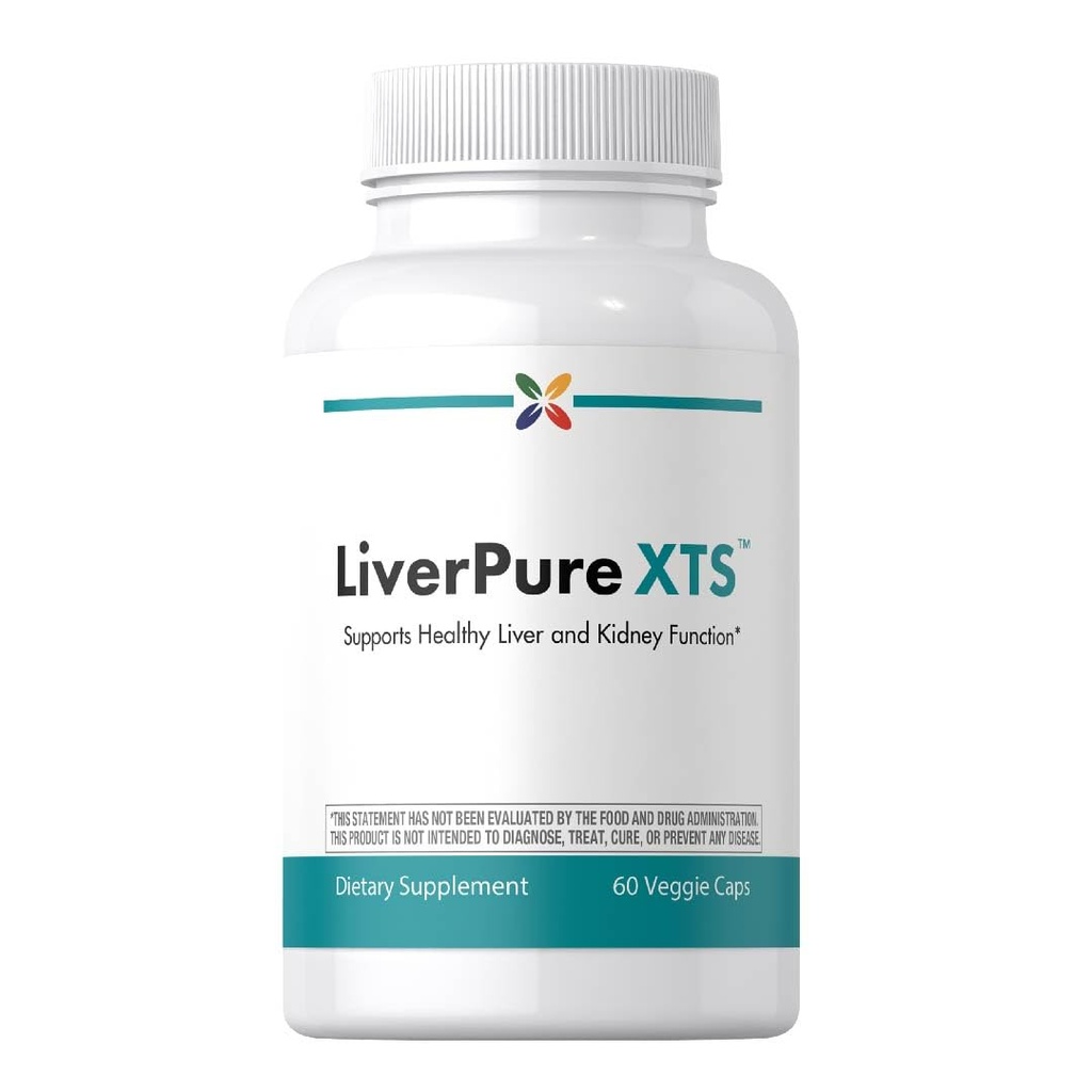 Stop Aging Now - LiverPureXTS - Liver & Kidney Support Supplement for Men and Women - Healthy Liver & Kidney Function - with Milk Thistle, NAC, Alpha Lipoic Acid, & Amino Complex - 60 Veggie Capsules