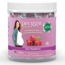 Preggie Pop Drops Pregnancy Nausea Relief Morning Sickness Candy with Essential Oils for Pregnant Women – Sour Raspberry, 32 Count