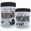 Insane Labz Psychotic Saw® and Bloodbath Pre Workout Nitric Oxide Booster Stack, Increase Muscle Mass, Vascularity, Strength, Energy, Focus (Watermelon, 30 Servings)