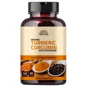 Turmeric Curcumin with Black Pepper Capsules - 1000mg (120 Capsules) Organic Turmeric Curcumin with BioPerine Black Pepper Extract