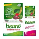 Beano Extra Strength 100ct & beano Strawberry Meltaways 15ct