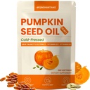 Pumpkin Seed Oil with Saw Palmetto, Vitamin D3 & K2 | 3000 mg Per Serving, Cold Pressed, Essential Fatty Acids & Phytosterols | Supports Healthy Hair, Bladder Comfort & Balance | 300 Non-GMO Softgels