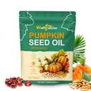 Pumpkin Seed Oil with Saw Palmetto Softgels: Organic 3000mg Pumpkin Seed Oil Capsules Cold Pressed for Hair Growth Bladder & Prostate Health Support with Black Seed Oil Zinc Per Serving 100 Servings