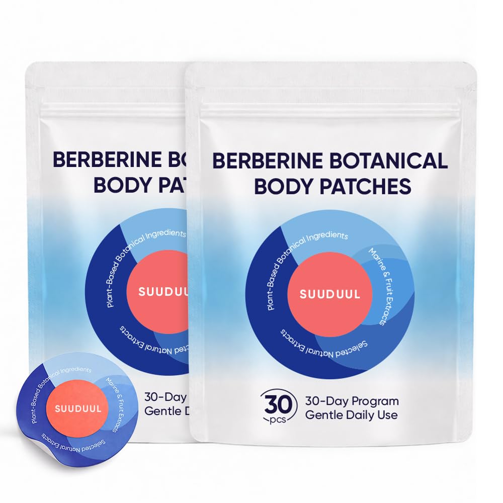 Plant-Based Body Patches, Gentle Daily Use, 60 Count (2 Packs) (2PCS)