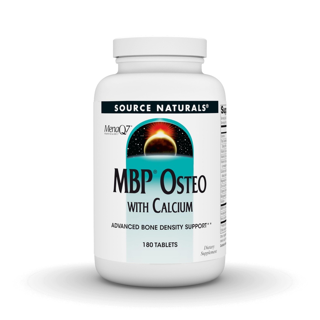 Source Naturals, MBP Osteo with Calcium - 180 Tablets | Advanced Bone Density Support