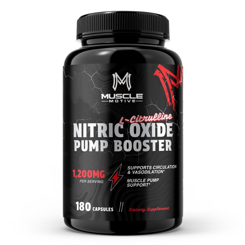 Nitric Oxide Supplement – Nitric Oxide Booster for Men – Vasodilator Nitric Oxide Flow Formula – Sports Nutrition Nitric Oxide Booster – 180 Capsules