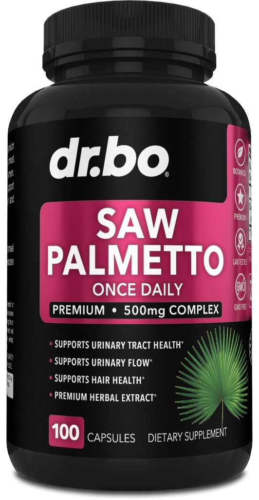 Saw Palmetto for Women Hair Loss - DHT Blocker for Women Natural Growth Plus Bladder Control Supplements Complex - Pure Saw Palmetto Hair Loss Supplement Capsules Support Extract & Urination Pills Aid