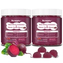Nitric Oxide Beet Root Gummies with Grape Seed, Vitamin C & B12, for Endurance, Performance & Recovery | Mixed Berry Flavors, Vegan, Non-GMO, Gluten Free – 60 Gummies