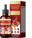 Cayenne Pepper Drops + Berberine Supplement with Ceylon Cinnamon, Vitamin D3 K2 B3, Turmeric, CoQ10, Beetroot, Panax Ginseng, Hawthorne Berry, Chromium