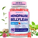 Menopause Supplements for Women Gummies, 16-in-1 Probiotic, Black Cohosh & Ashwagandha for Menopause Relief, Hot Flashes, Hormone Harmony, Mood Swings, Belly Burner* & Gut, Sugar-Free - 60 Gummies