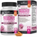 Menopause Supplements for Women - 40 Billion CFU Menopause Probiotics for Women - Support for Hot Flashes Night Sweats Mood Swings and Balance - Non-GMO, 60 Easy-Swallow Capsules, 60 Servings