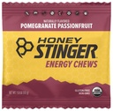 HONEY STINGER Organic Energy Chew Pomegranate Passion Fruit Bar, 1.8 OZ