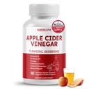 Apple Cider Vinegar 14-in-1 Supplement with Turmeric Ginger Garlic Cinnamon Fenugreek Blueberry Milk Thistle Banaba