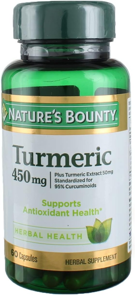 Capsulele Turmeric 450 mg - 60 ct, ambalaj cu 3 capsule
