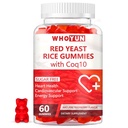 Red Yeast Rice with Coq10 Gummies Sugar Free, Red Yeast Rice Supplement