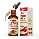llEltruiom Liposomal Red Yeast Rice with Coq10 Drops - 1200mg Organic Red Rice Yeast Extract for Cholesterol Supplement - Citrinin Free Coenzyme Q10 for Antioxidant - 2 Fl Oz, Sugar Free