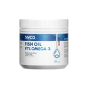 NYO3 Omega 3 Fish Oil 1500mg with DHA & EPA, 97% High-Potency Omega 3 Fatty Acids,Support Heart, Brain & Joint Health,No Fishy Aftertaste,Non-GMO,120 Softgel (Product Nearing Expiration)