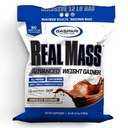 Gaspari Nutrition Real Mass: Advanced Weight Gainer, Protein and Complex Carb Blend, 50g Protein, 16g EAAs, Gluten-Free, 12 lbs (Chocolate Ice Cream)