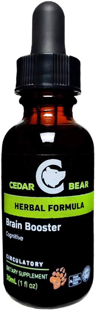 Cedro Orso Brain Booster un supplemento di erbe liquido Questo è un supporto generale di memoria e vitalità 1 Fl Oz