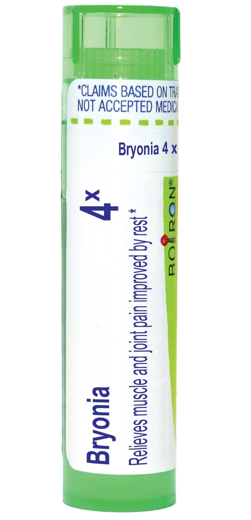 Boiron Bryonia 4X Homeopathic Medicine for Muscle & Joint Pain - 80 Pellets