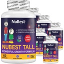 NuBest Tall - Advance Healthy Height Supplement - Grow Taller Naturally, Height Increase Formula for Children (5+) & Teens Helps Maximum Height Potential - 6 Pack | 6 Months Supply