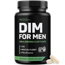 DIM Supplement for Men 300mg | Estrogen Blocker & Aromatase Inhibitor | Extra Strength Men’s Hormone Balance & Fitness Booster with Diindolylmethane Plus CDG & Broccoli Floret | Gluten-Free | 120 Ct