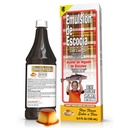 Emulsion de Escocia Flan Flavor Cod Liver Oil 1-Pack (6.5 Fl Oz / 192 ml) – Omega-3 with Vitamins A & D for Immune, Bone, and Eye Health – Great Taste for Kids and Adults