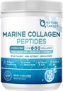 Nature TarGET นาวิกโยธิน Collagen Peptide - ประเภท I & 3 Collagen with Protogens, วิตามิน C & Hyaluronic for skin, hairs, roughs, Wild-Cormed Fish & Frest Bovine, 35 server